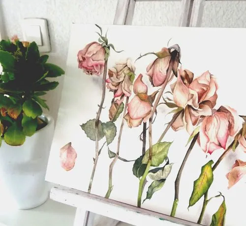 Faith in Suffering - Watercolor Painting