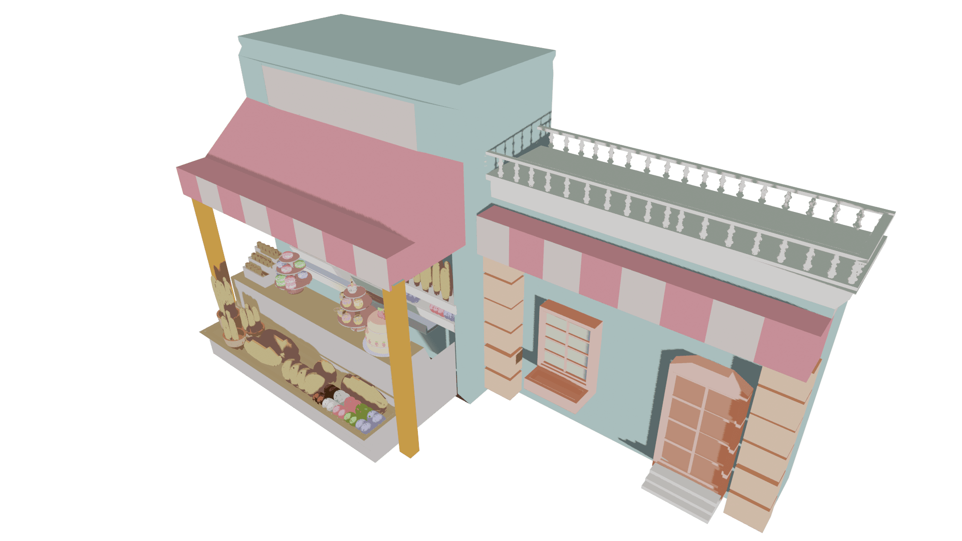 3d Model Bakery  for my Christian webcomic