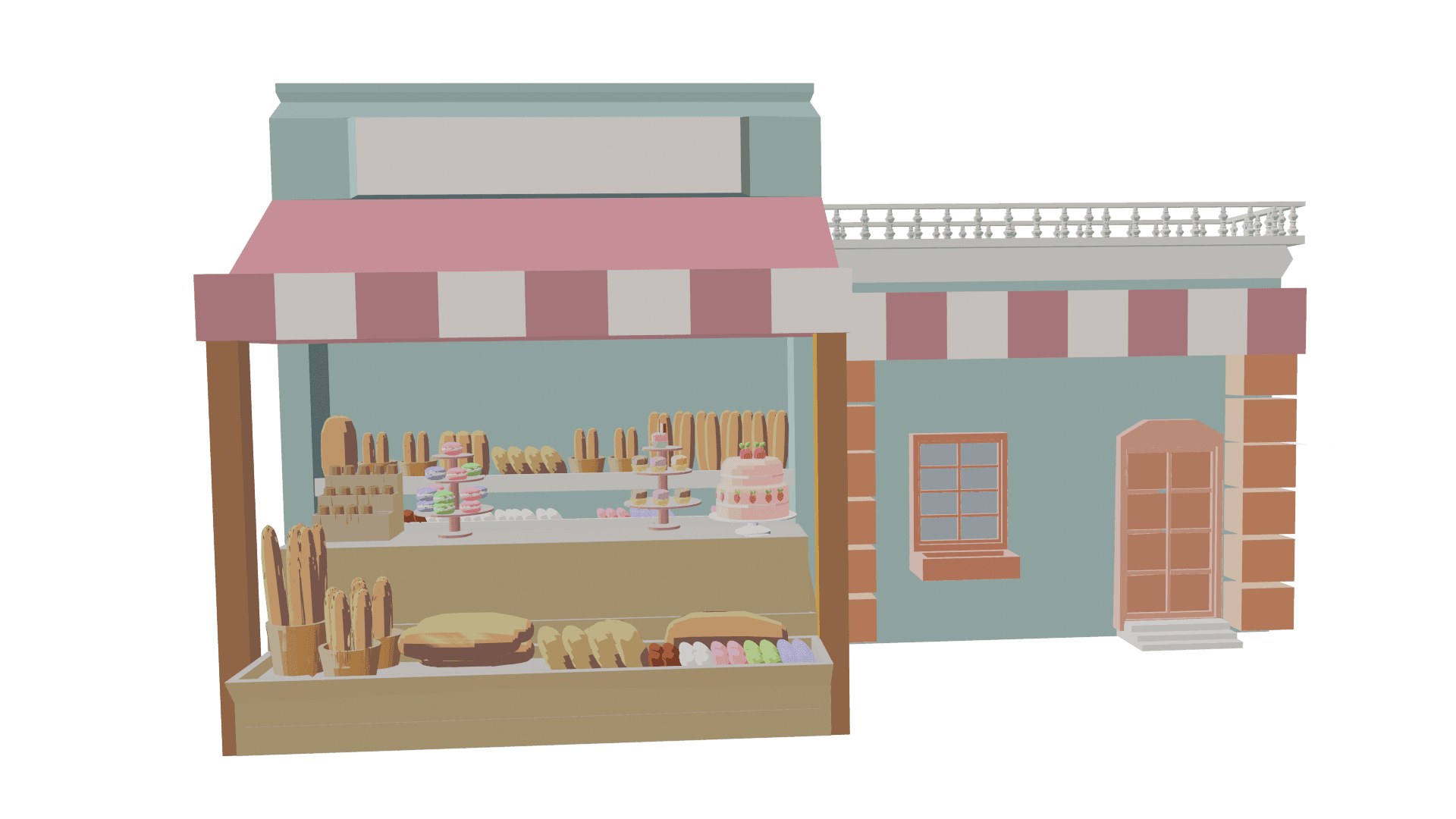 3d Model Bakery for my Christian Webcomic