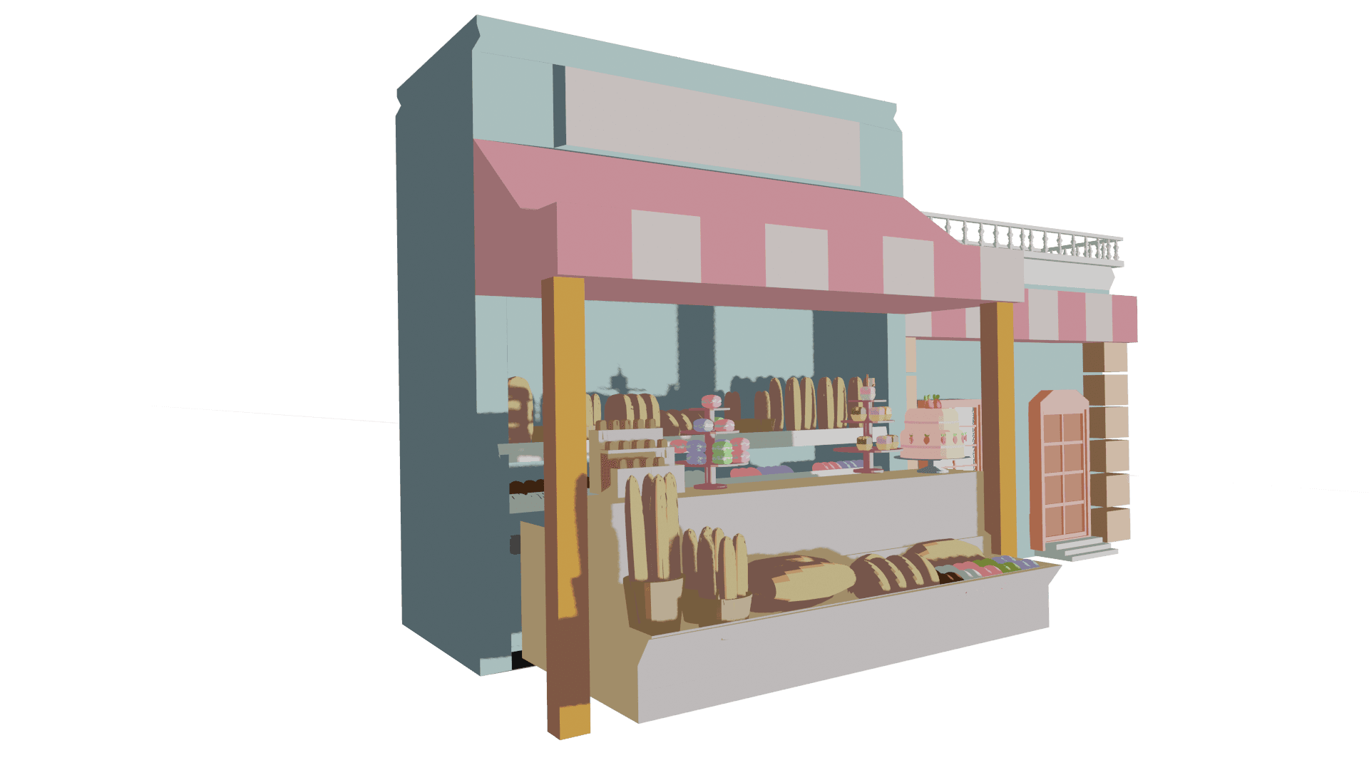 3d Model Bakery  for my Christian webcomic