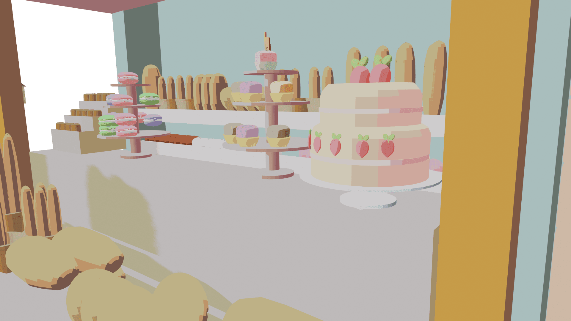 3d Model Bakery  for my Christian webcomic