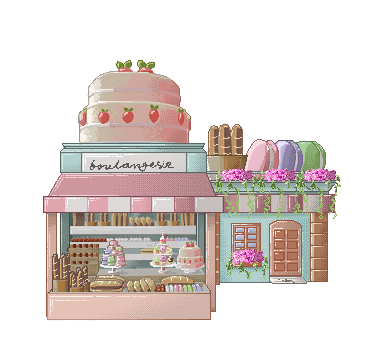 Bakery Pixel Art by Musume Aimée
