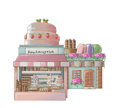 Bakery Pixel Art by Musume Aimée